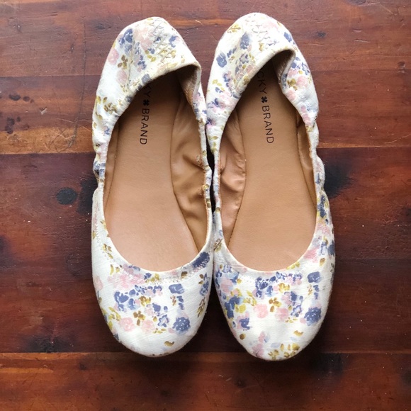 Lucky Brand Shoes - Lucky Brand Floral Spritz Emmie Ballet Flat